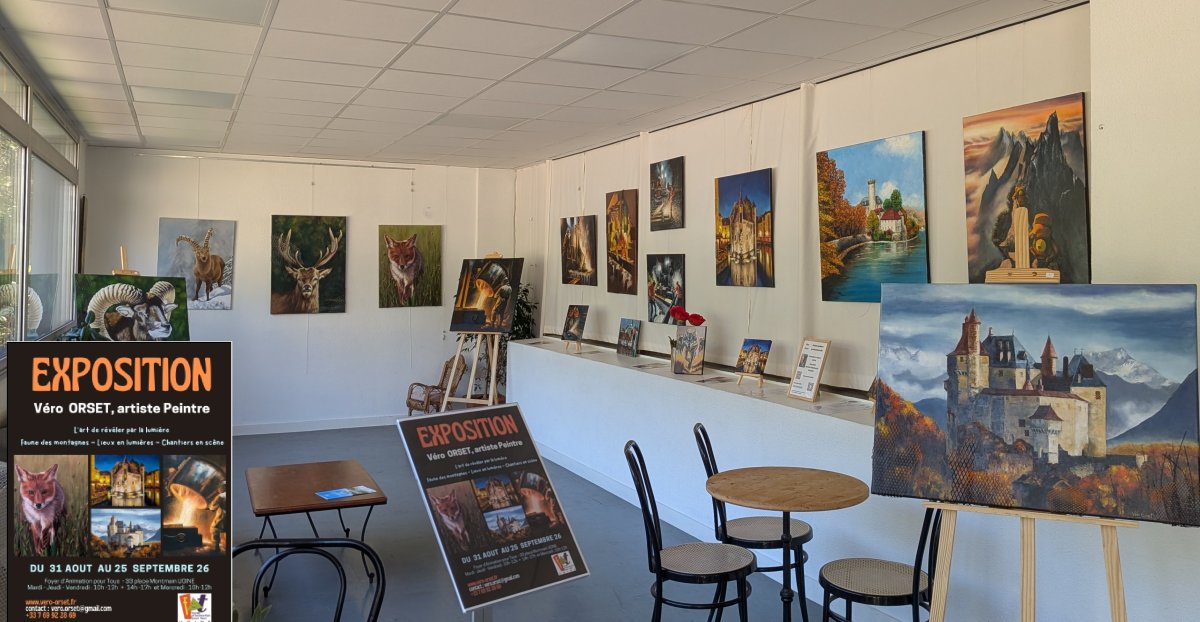 Exposition à Ugine (Savoie) pendant tout le mois de septembre 2026
