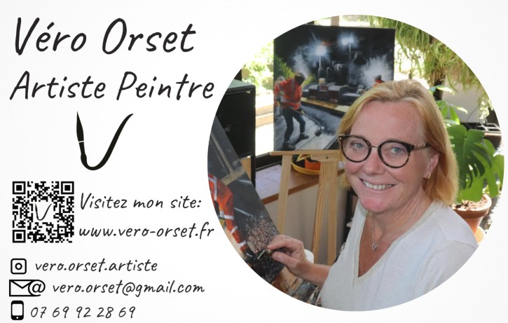 Ma carte de visite pour mon activité artistique