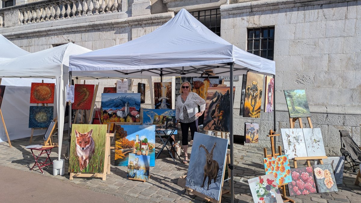 Marché des arts d'Annecy le 25 avril 2026