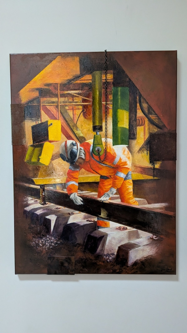 Nouvelles traverses sous les rails